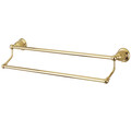 Kingston Brass Heritage 18" Dual Towel Bar, Polished Brass BA175318PB